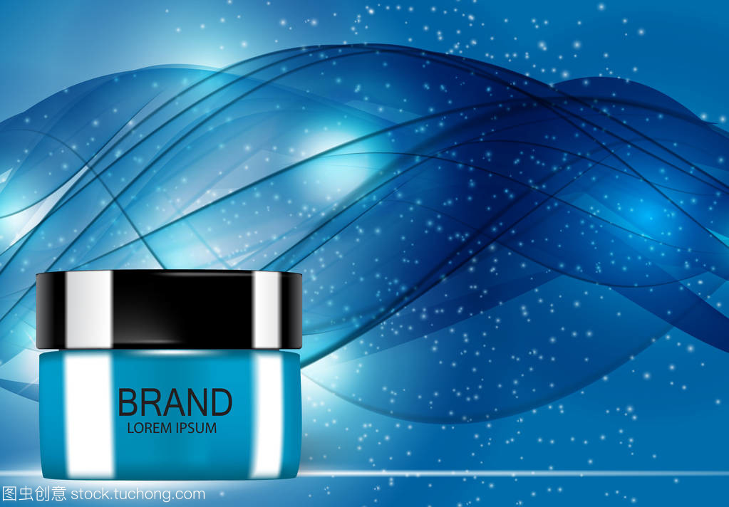 純凈呵護(hù) 3D現(xiàn)實(shí)載體插圖下的嬰兒護(hù)膚產(chǎn)品設(shè)計(jì)模板